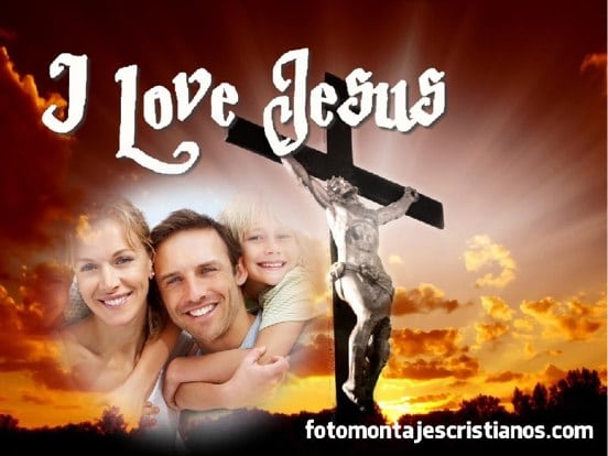 fotomontajes i love jesus