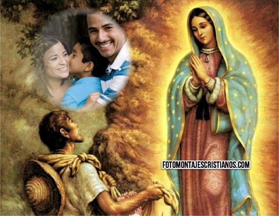 fotomontajes cristianos virgen de guadalupe