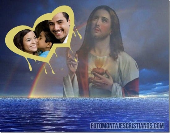 fotomontajes cristianos de jesus online
