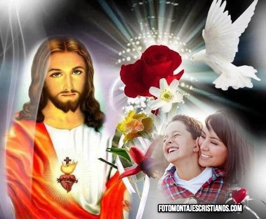 fotomontajes cristianos con jesus