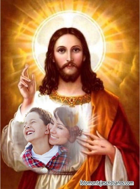 fotomontajes cristianos con jesus