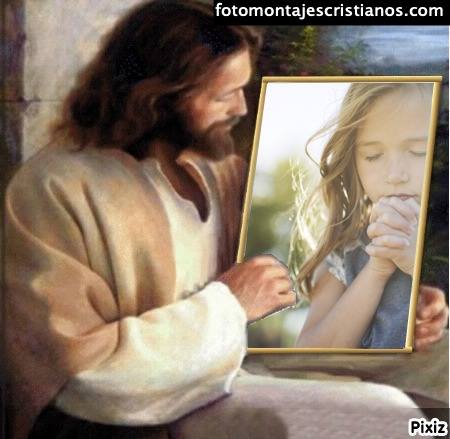 fotomontajes de jesus mirandome